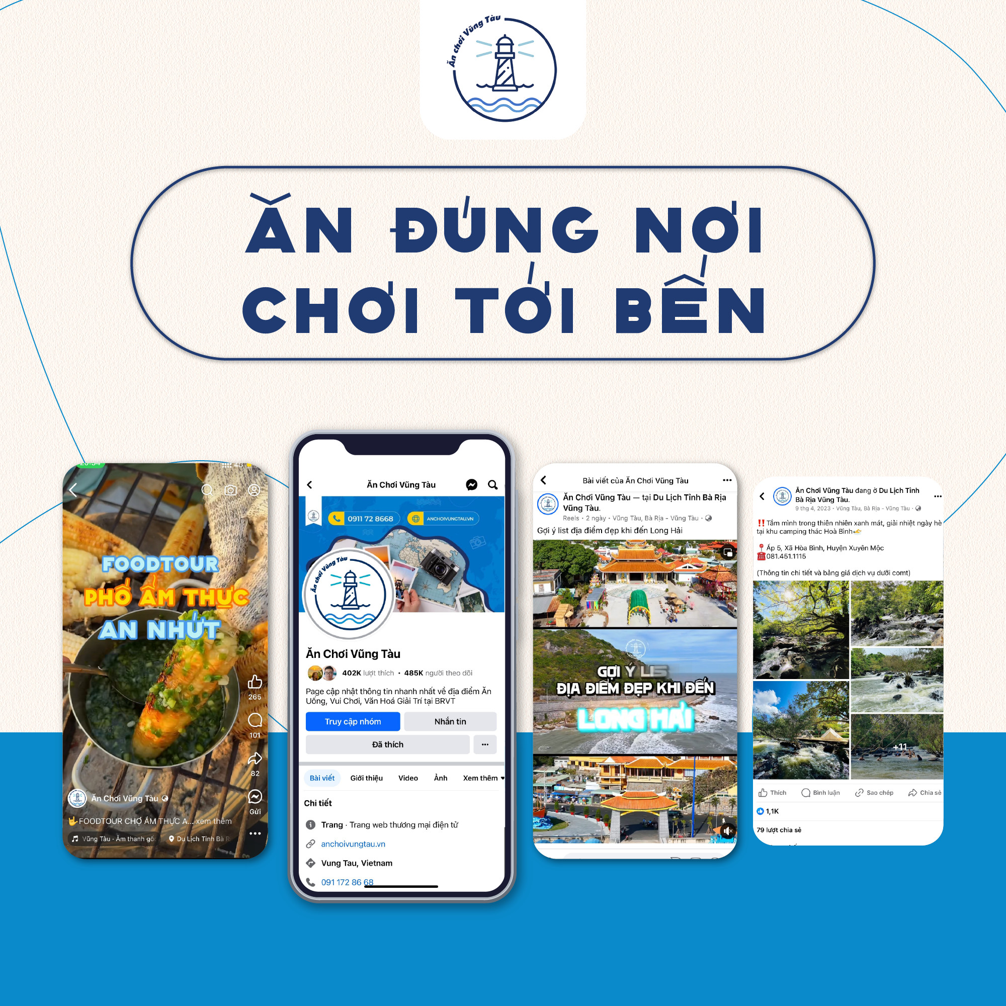 Fanpage "Ăn Chơi Vũng Tàu' - Cộng đồng chia sẻ câu chuyện văn hóa và ẩm thực địa phương Bà Rịa Vũng Tàu