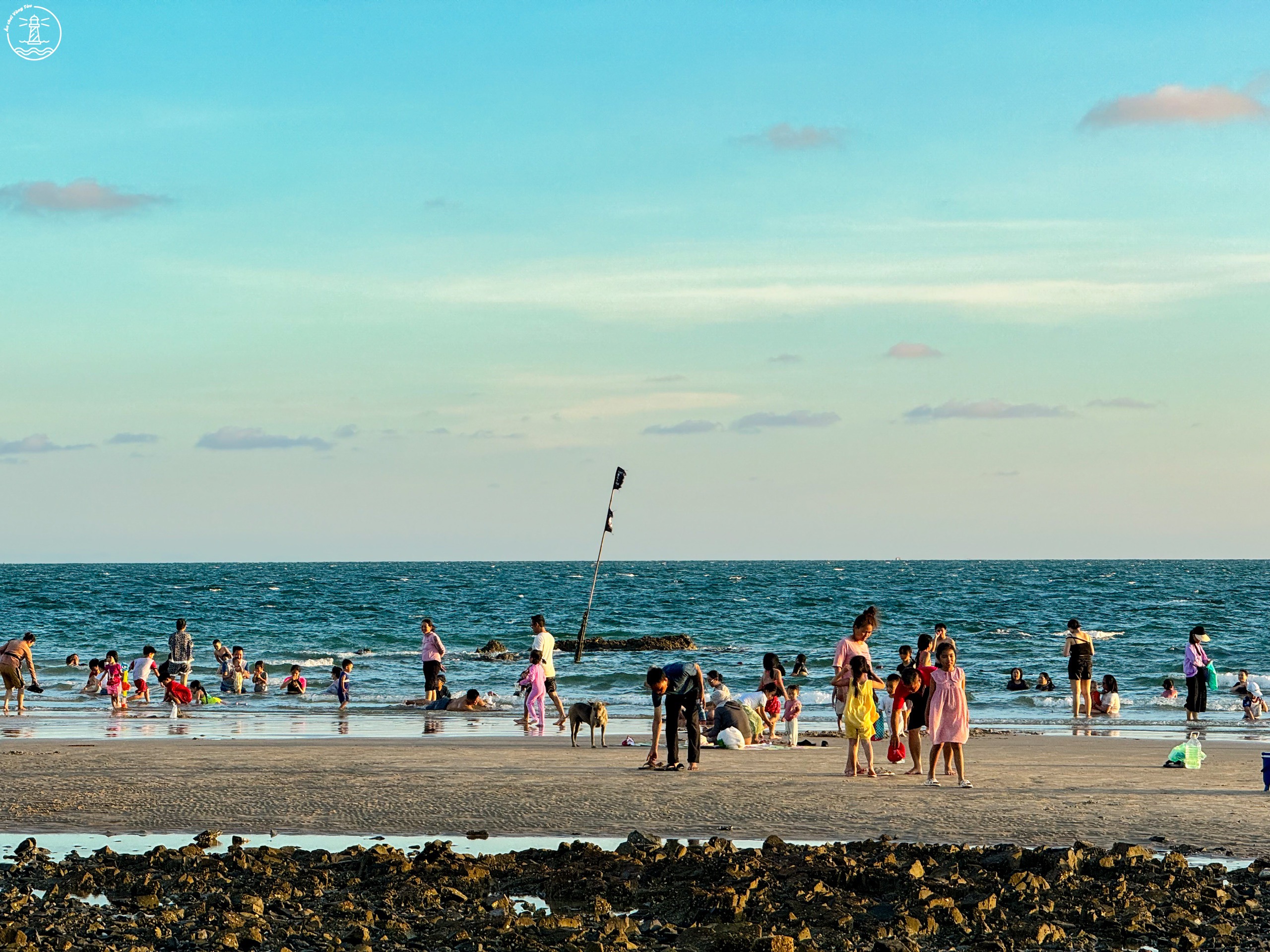 hoàng hôn biển Long Hải