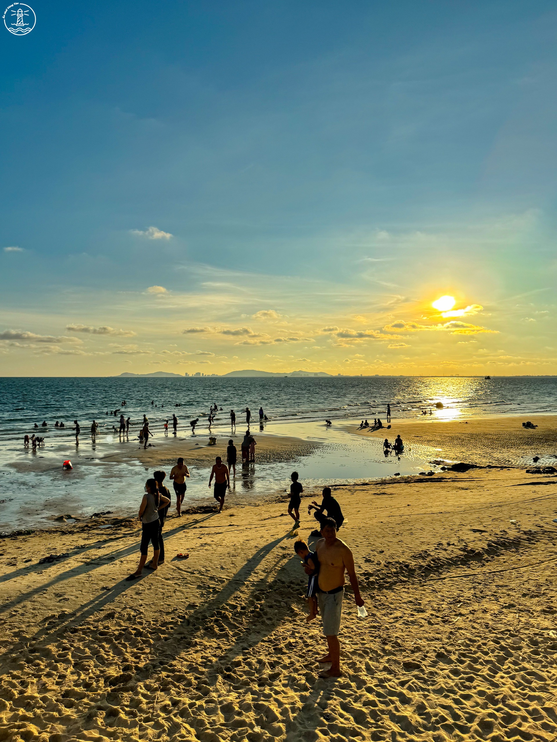 hoàng hôn biển Long Hải