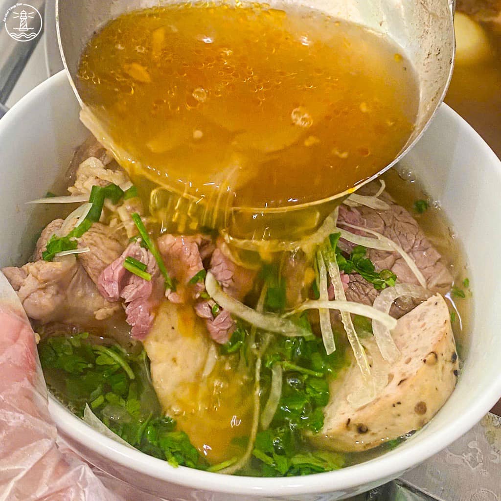 tiệm bún bò gần Bãi Sau