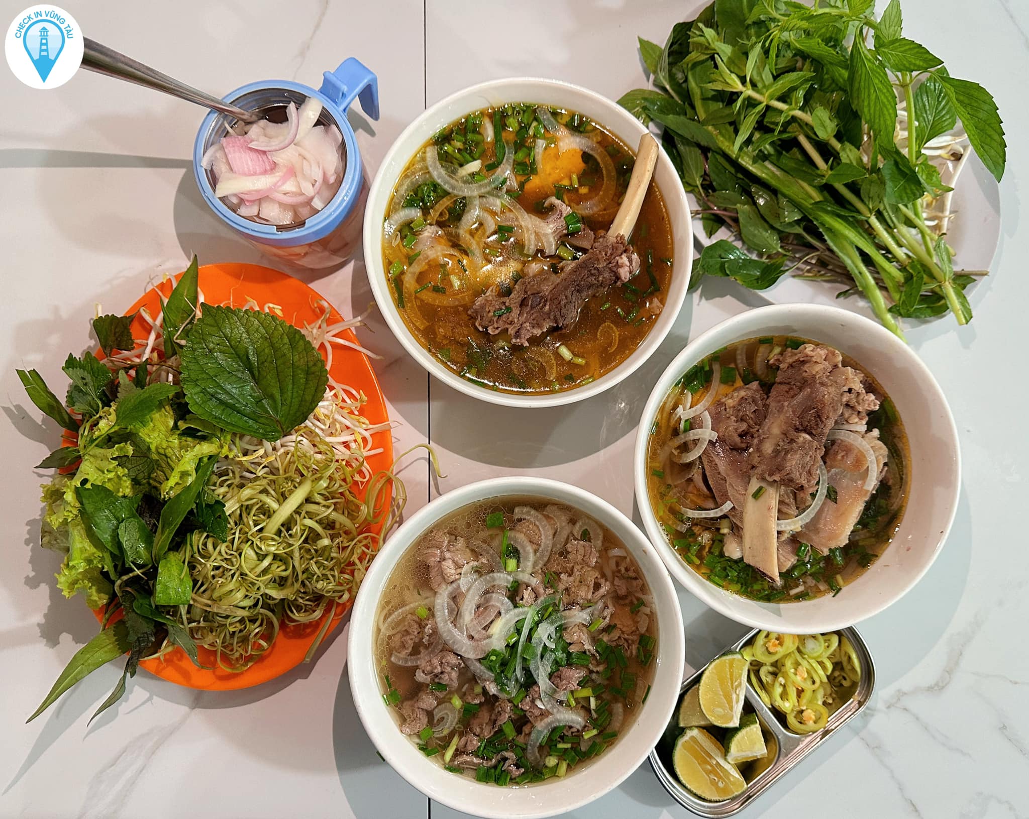 tiệm bún bò gần Bãi Sau