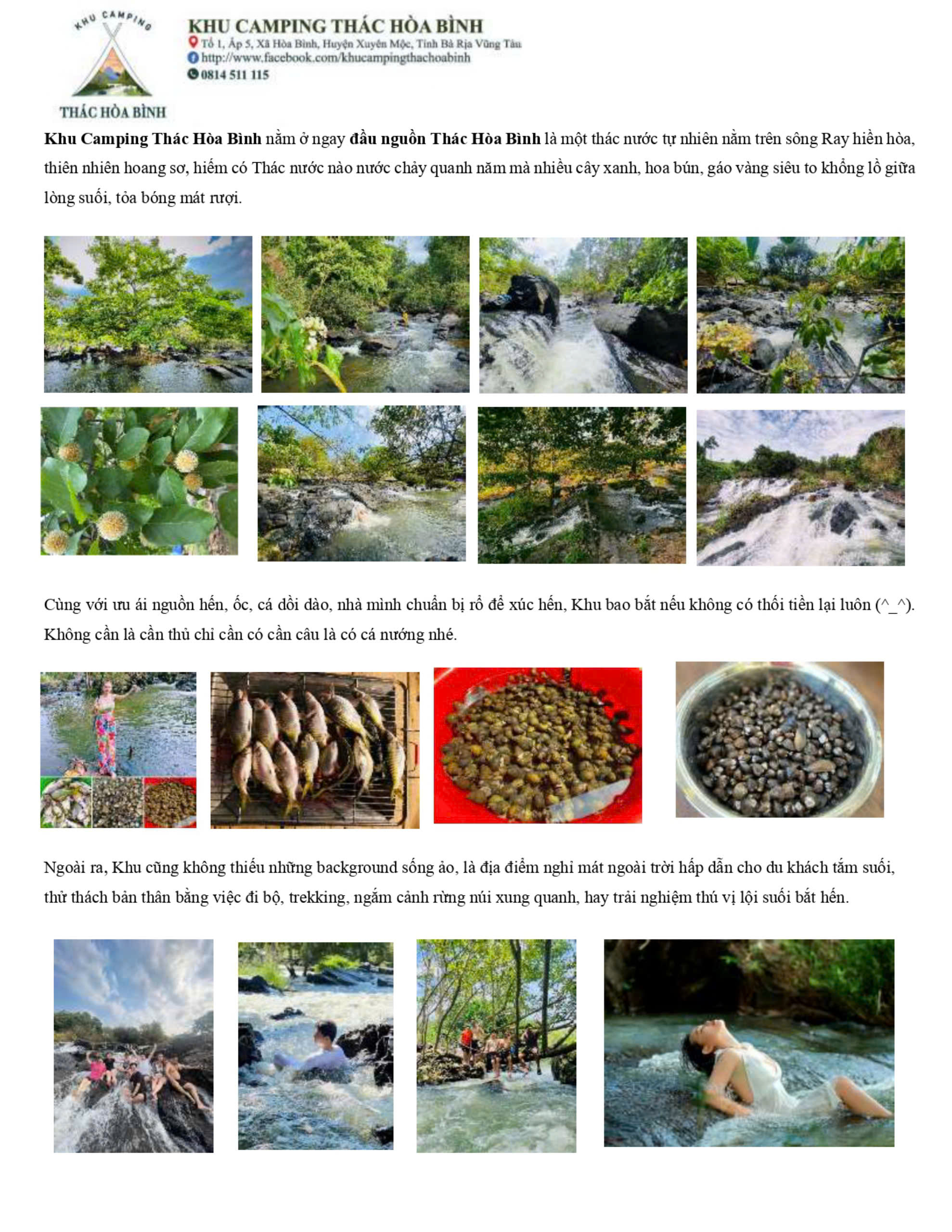 Thác Hòa Bình Xuyên Mộc