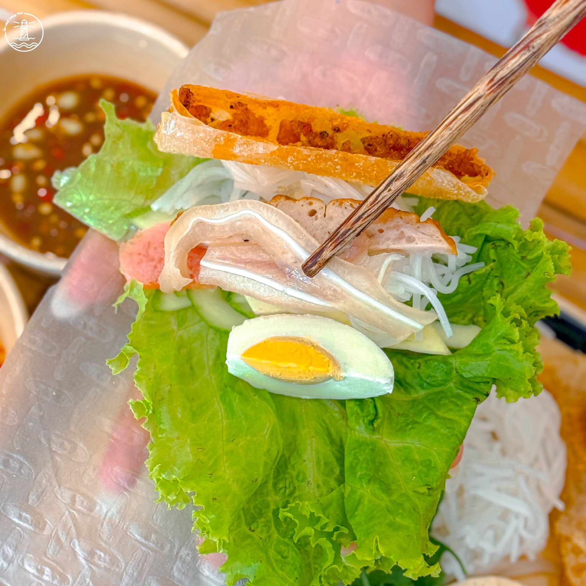 bún mắm nêm bà Thơ