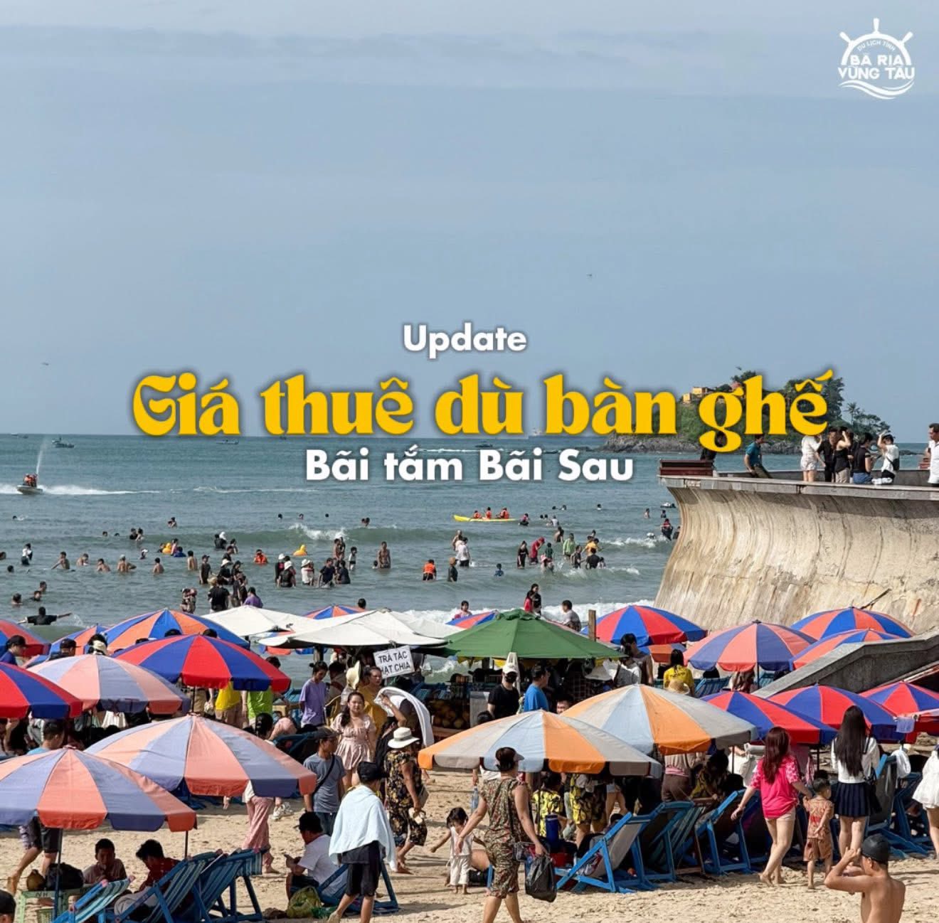 giá thuê dù bàn ghế Bãi Sau