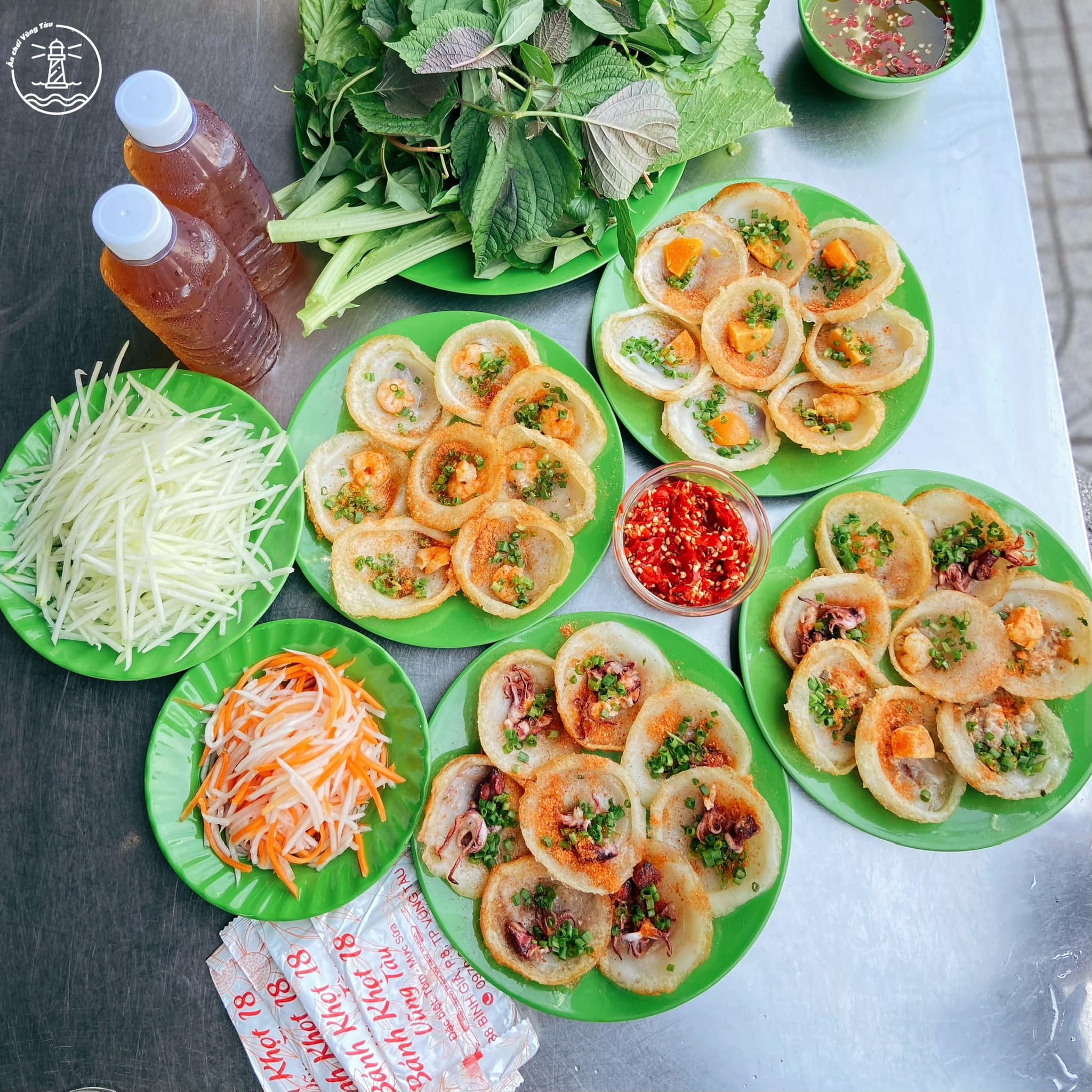 list bánh khọt Vũng Tàu