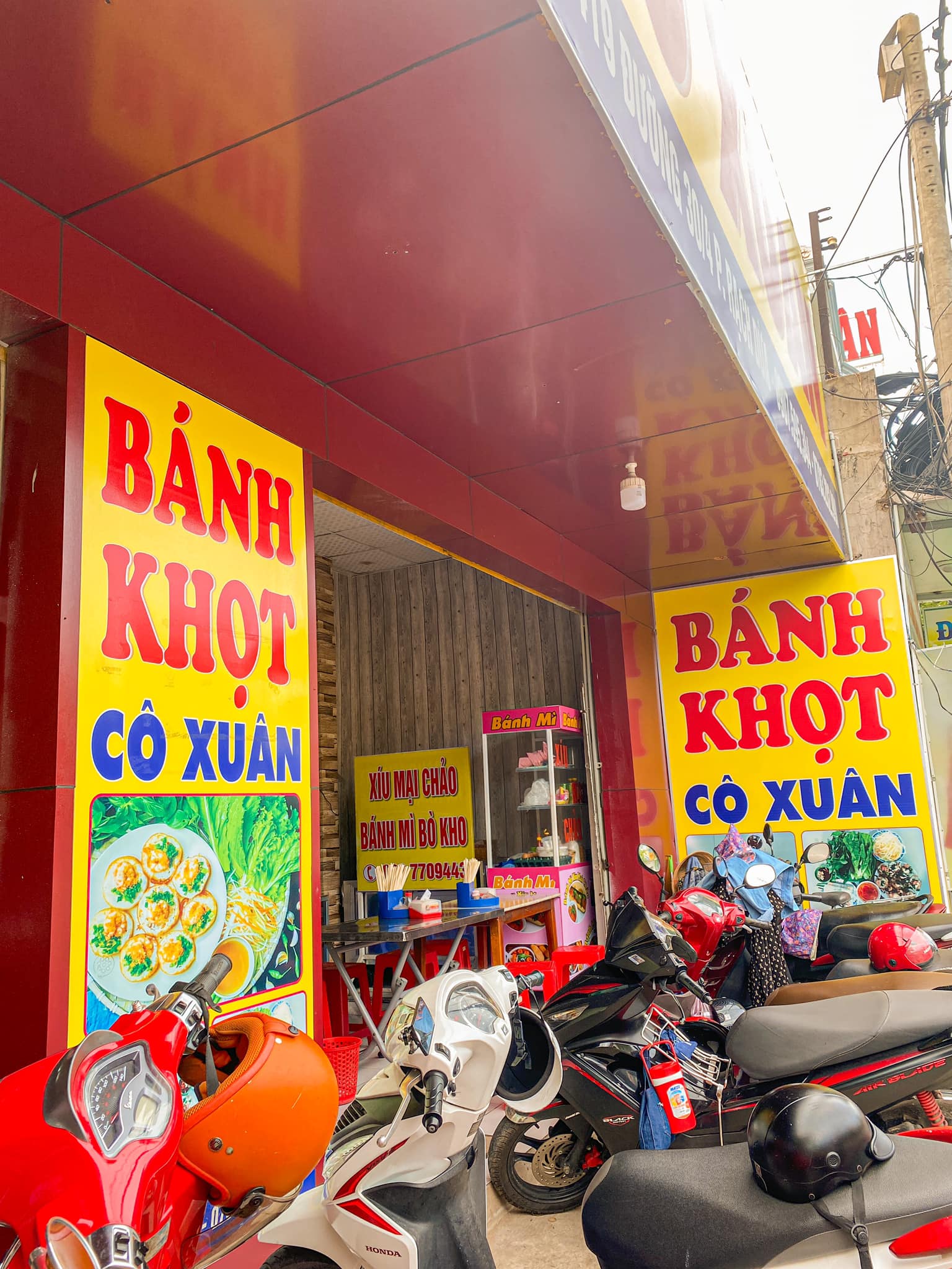 list bánh khọt Vũng Tàu