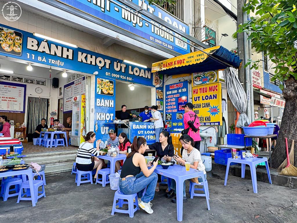 list bánh khọt Vũng Tàu