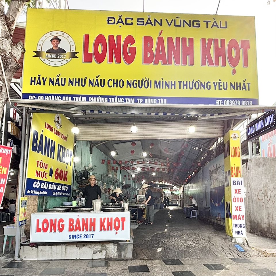 list bánh khọt Vũng Tàu