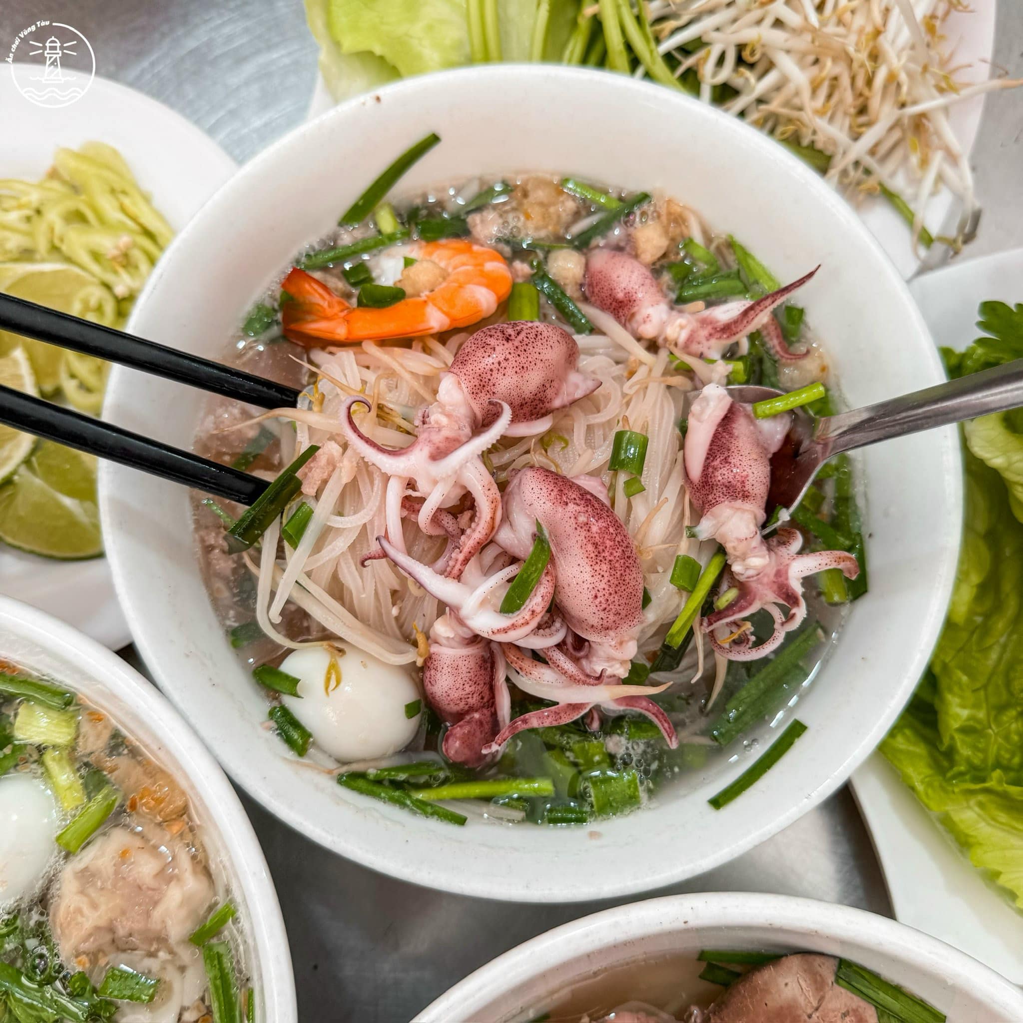 top 12 quán hủ tiếu mực Vũng Tàu