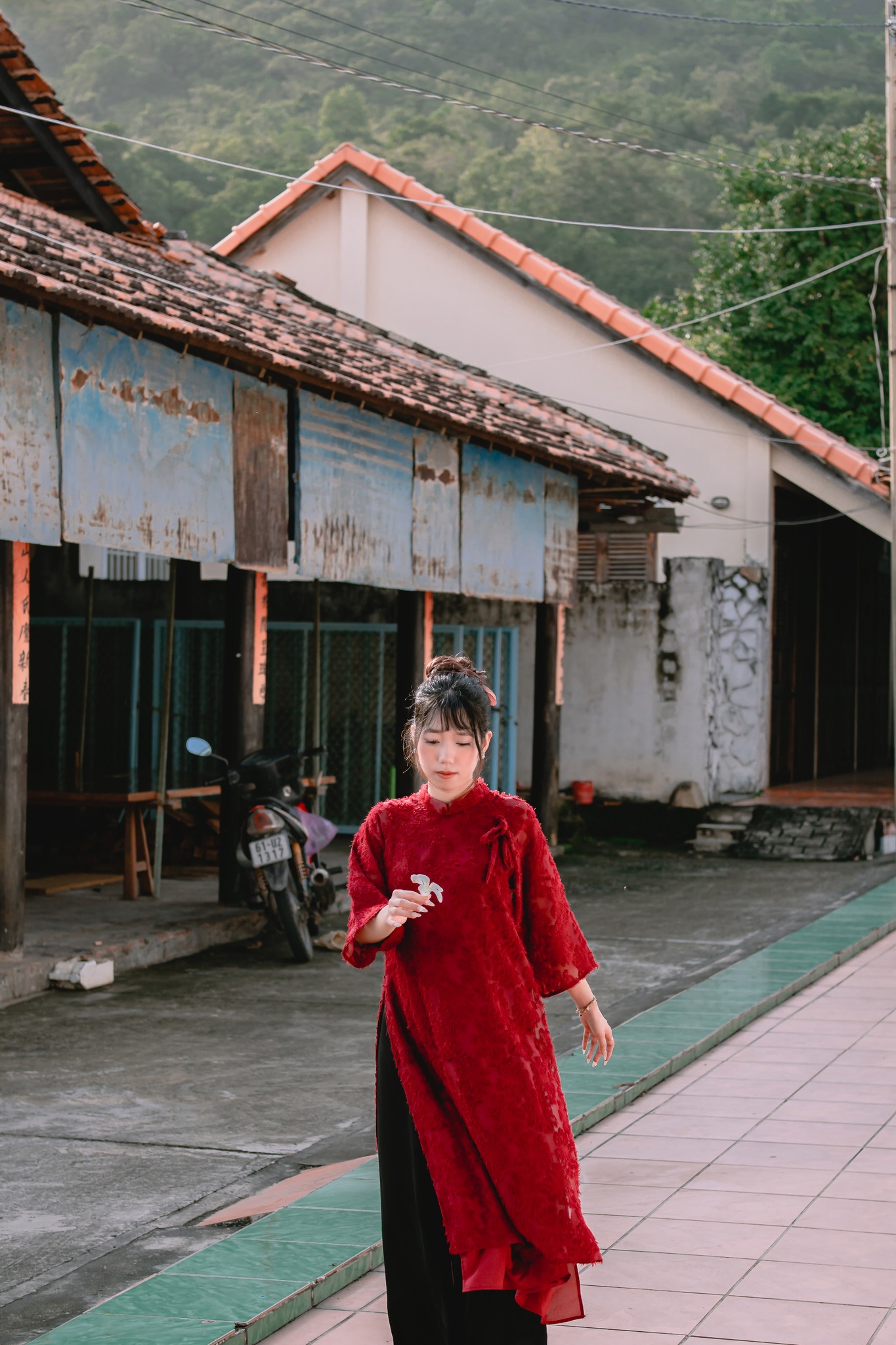 Chụp áo dài Tết ở Vũng Tàu