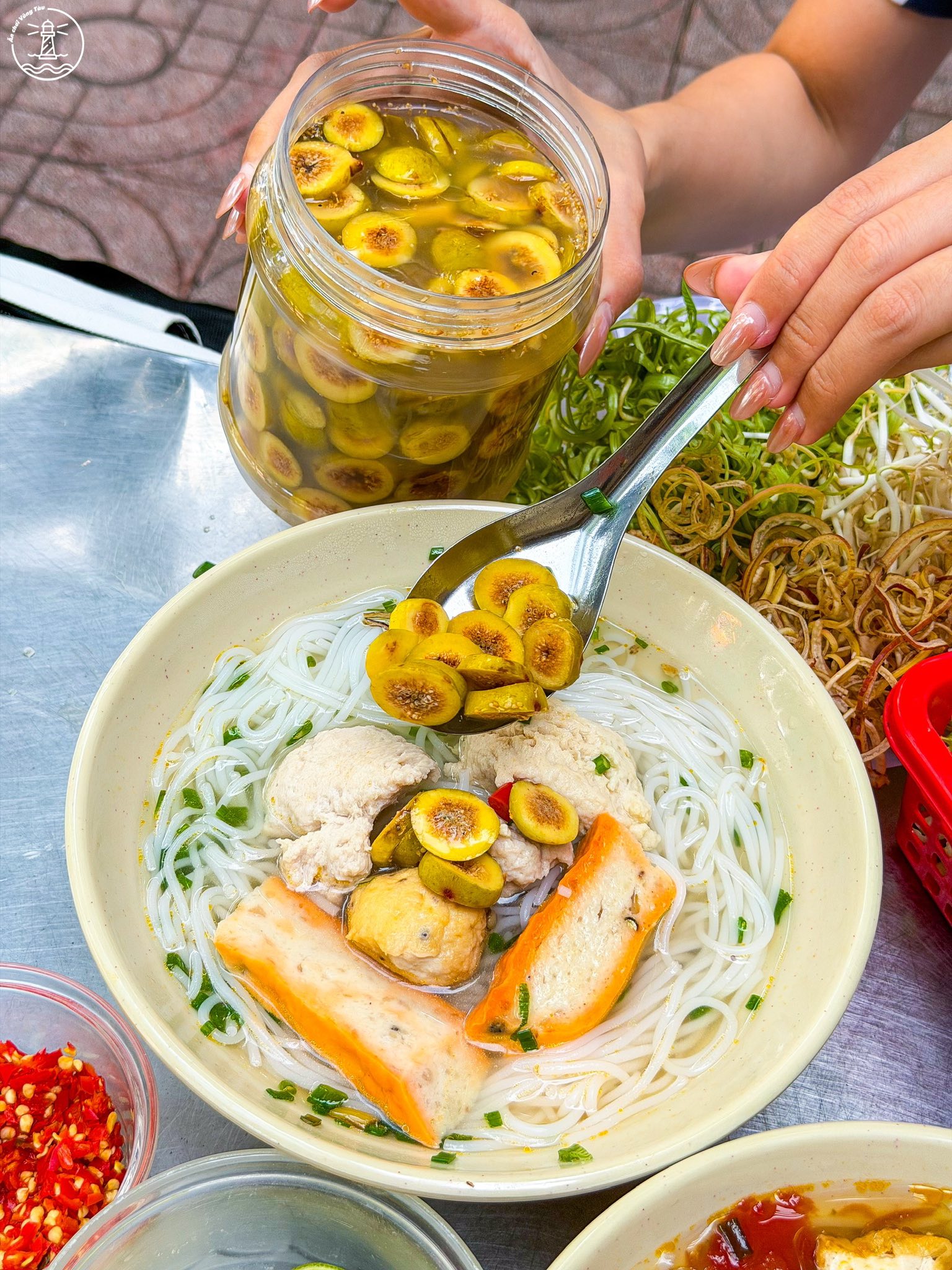 ăn sáng địa phương Vũng Tàu