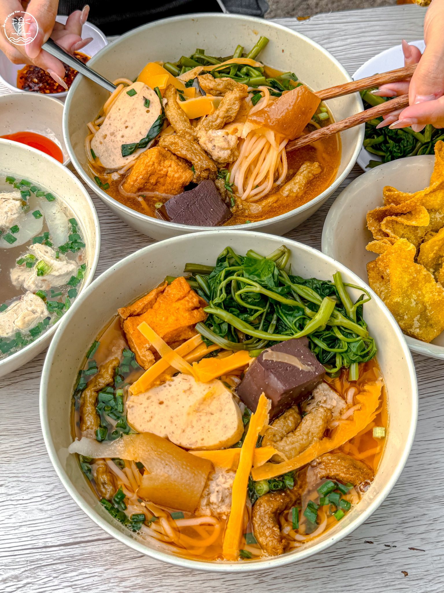 ăn sáng địa phương Vũng Tàu