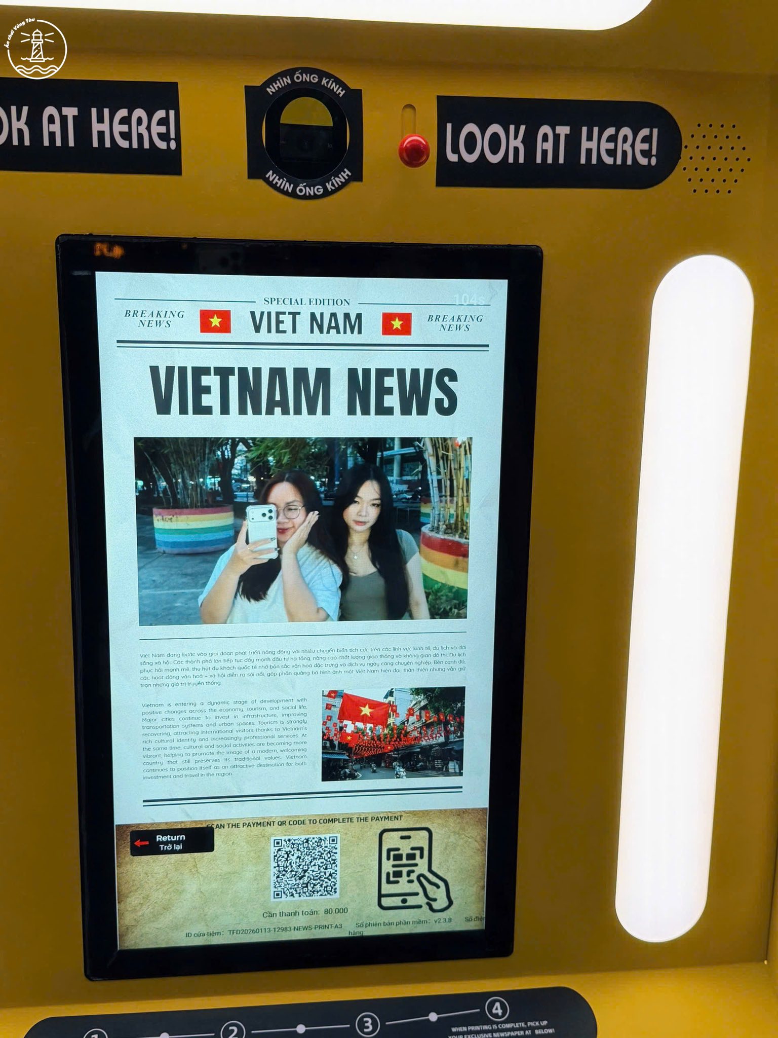 Photo Booth Bãi Trước Vũng Tàu