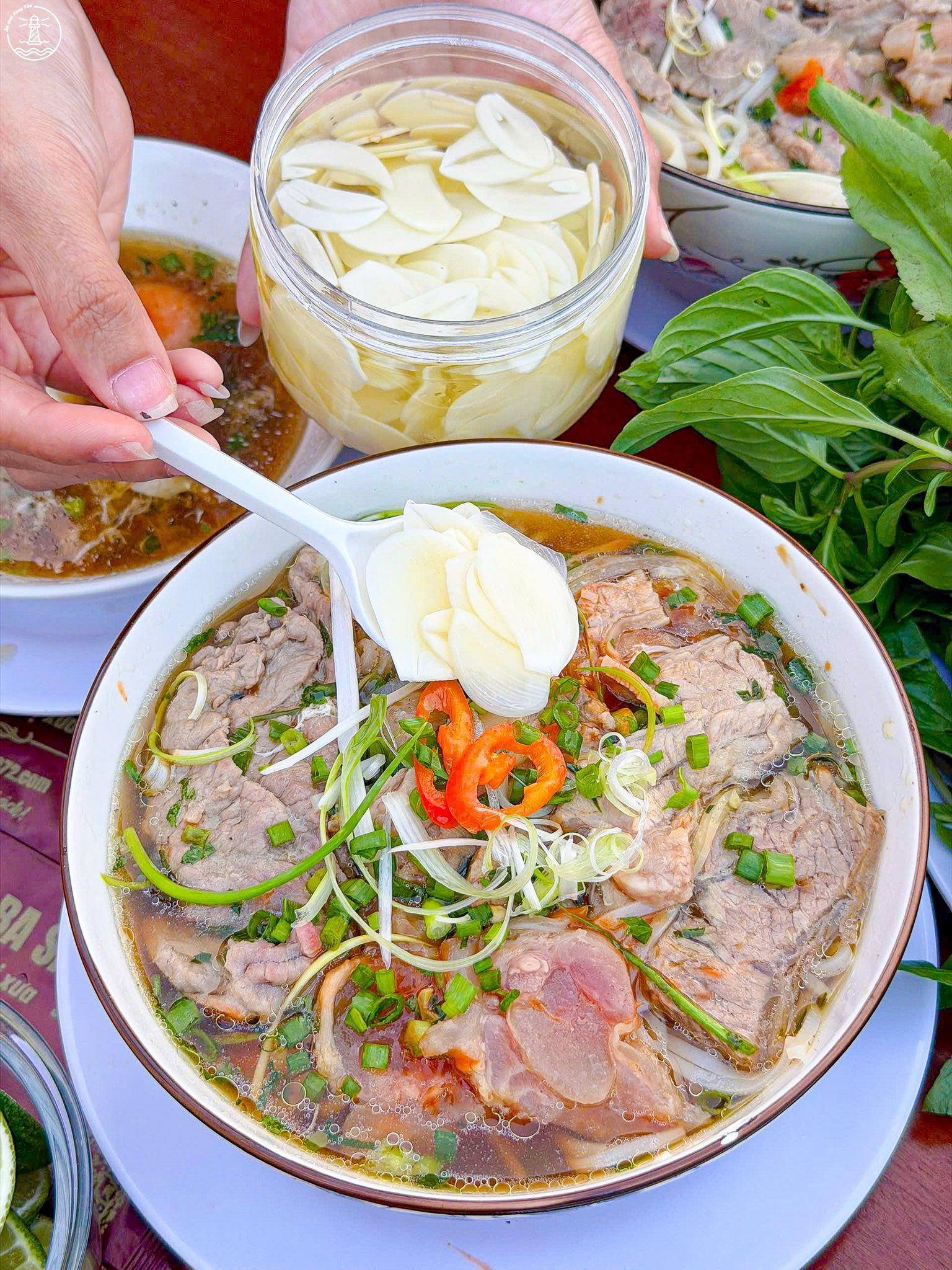 quán ăn sáng bãi sau