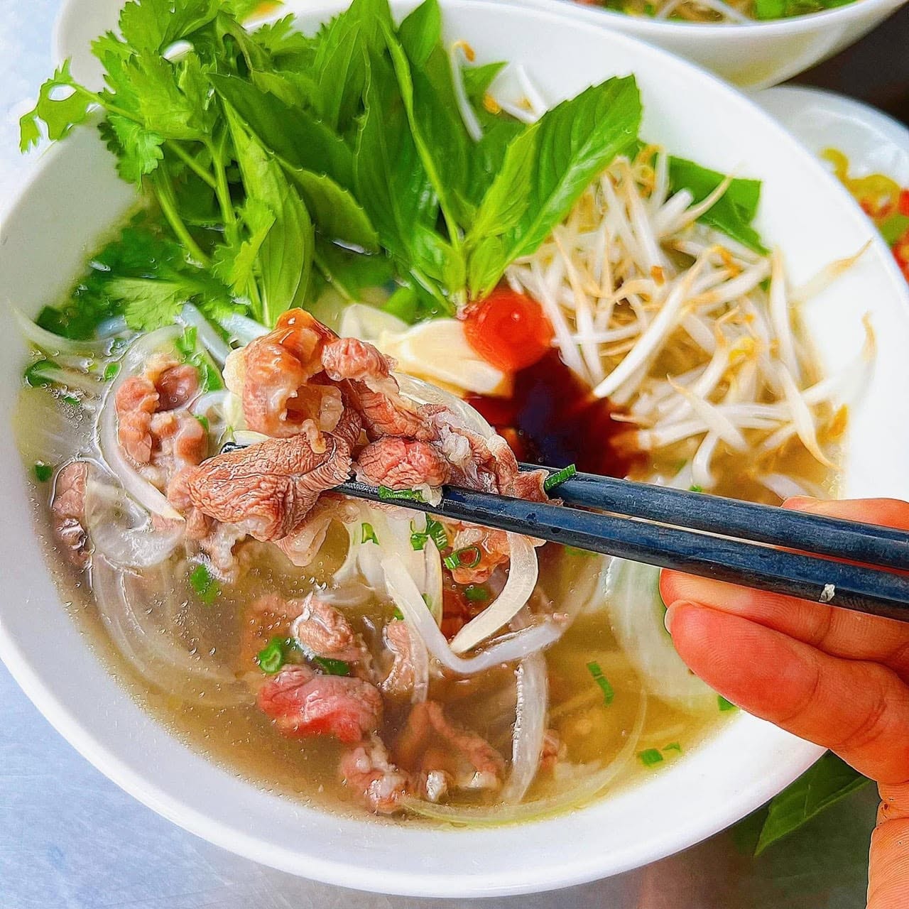 tiệm phở gần Bãi Sau