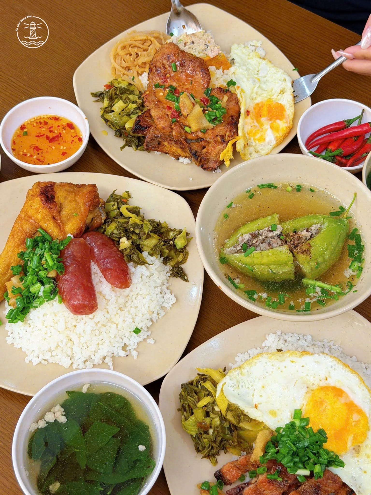 List cơm trưa ngon Vũng Tàu
